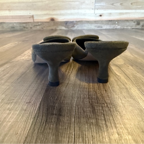 Leixinsenfa Suede green kitten heels - Picture 6 of 8